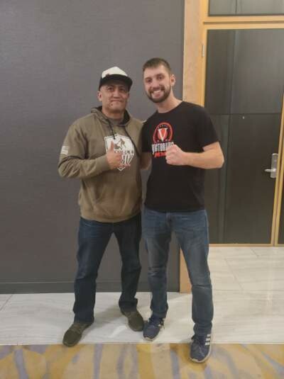 Foxhole Veteran Travis Cryderman won his kickboxing fight!