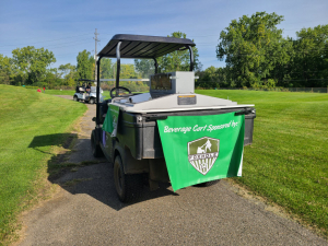 VFW1370 Golf Scramble - Foxhole was Sponsor of the Beer Cart
