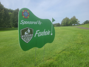 VFW1370 Golf Scramble - Foxhole was Sponsor of the Beer Cart