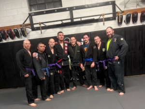 Scott Houlihan got promoted to black belt 