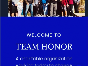 Donation from Team Honor
