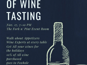 Wine Tasting Fundraiser at Fork n’ Pint in Cass Lake