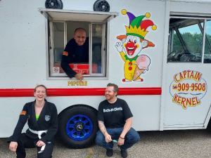 Vets bjj brought to you by Captain Kernel ice cream truck