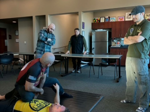 Volunteer Veteran Mentor Mo Da La O and other Foxhole members were able to showcase what Foxhole does at this Veterans Court at 41B District Court in Clinton Township.