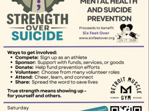 Original Foxhole board member Oscar Brummit competed in the Strength Over Suicide event today to help raise awareness and show support. 