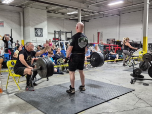 Original Foxhole board member Oscar Brummit competed in the Strength Over Suicide event today to help raise awareness and show support.