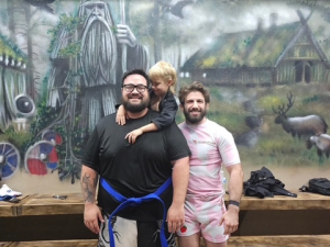 Foxhole Vet Marcus Myers earned his Blue Belt