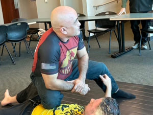 Volunteer Veteran Mentor Mo Da La O and other Foxhole members were able to showcase what Foxhole does at this Veterans Court at 41B District Court in Clinton Township. 