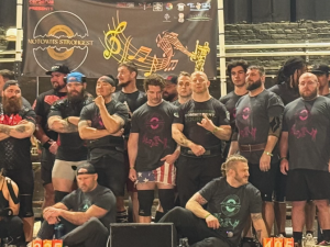 Honorary Board Member, Oscar Brummit took 1st  in deadlift at Motown\'s Strongest 2025